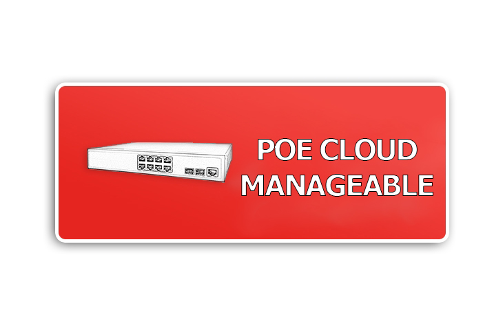 CLOUD MANAGED POE SWITCHES