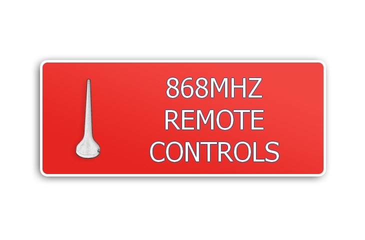 TELECOMMANDES RADIO 868MHZ