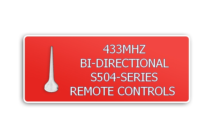 ONTVANGERS BIDIRECTIONNELS 433MHZ B504-SERIES