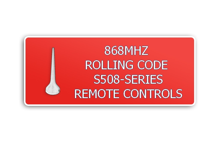 ZENDERS ROLLING CODE 868MHZ S508-SERIES